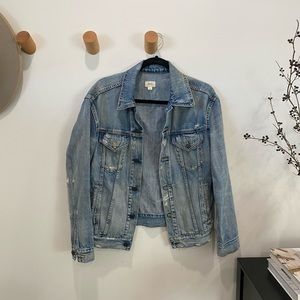 Merle Distressed Jean Jacket size M